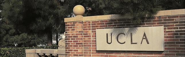 UCLA campus sign